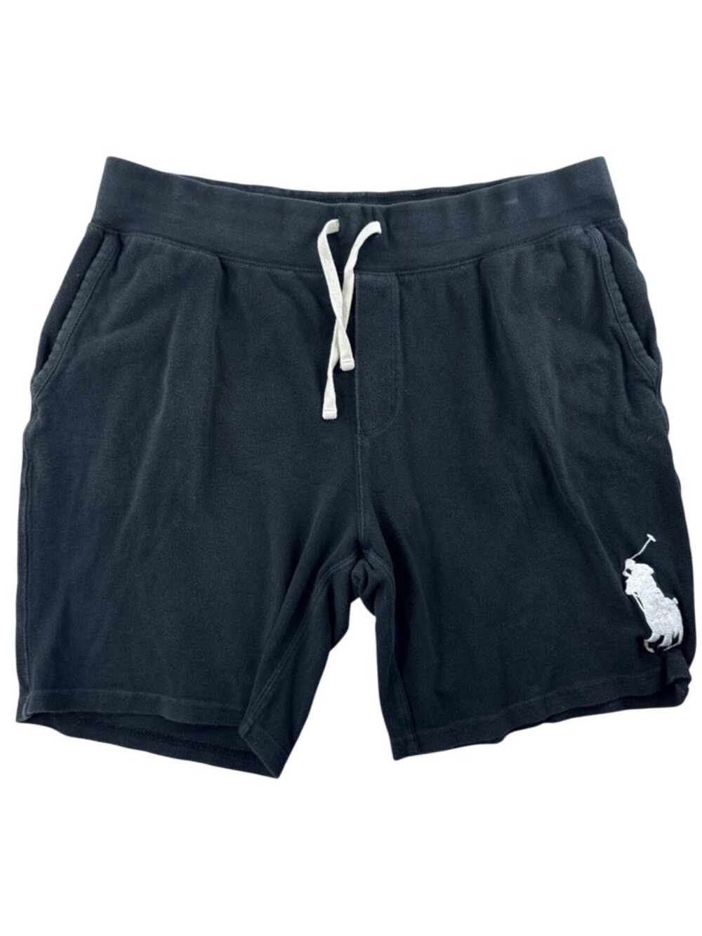 Polo Ralph Lauren Cotton Mesh Shorts Black XXL 2XL Pony Logo Active Gym Athletic